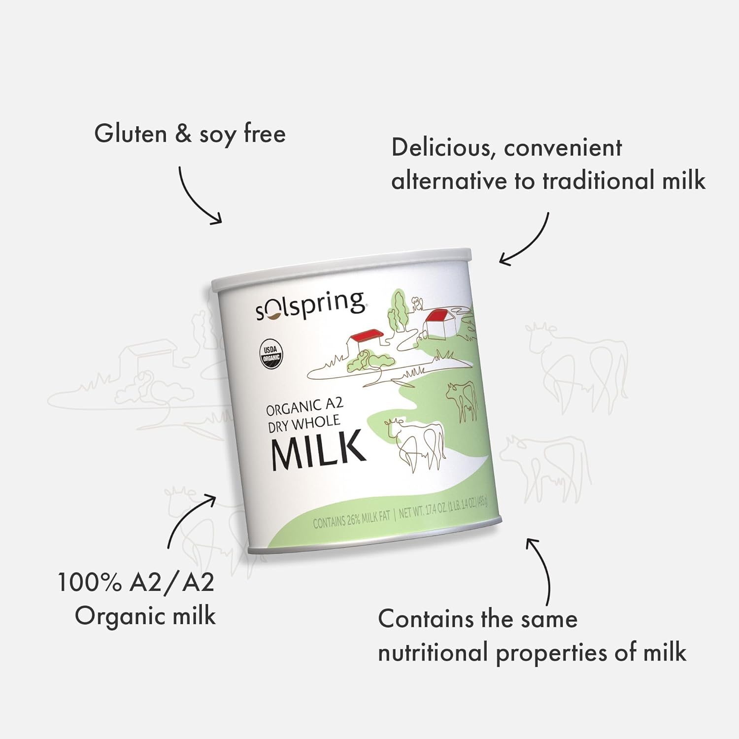 certified-organic-a2-whole-milk-powder---174-oz-495g---15-servings---26-milk-fat---gluten-soy-free---usda-organic-3
