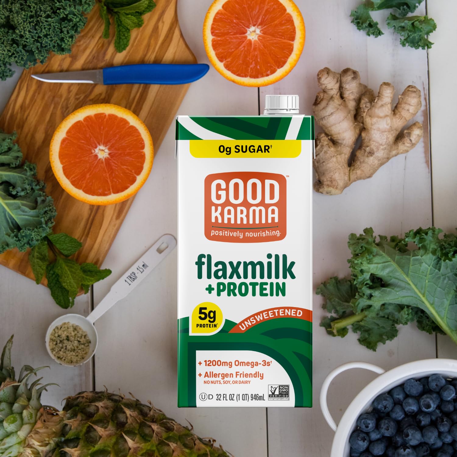 pack-of-6-good-karma-unsweetened-flaxmilk-protein-32oz---plant-based-non-dairy-milk-alternative-with-5g-plant-protein-and-1200mg-omega-3-per-serving---vegan-lactose-free-nut-free-shelf-stable-8