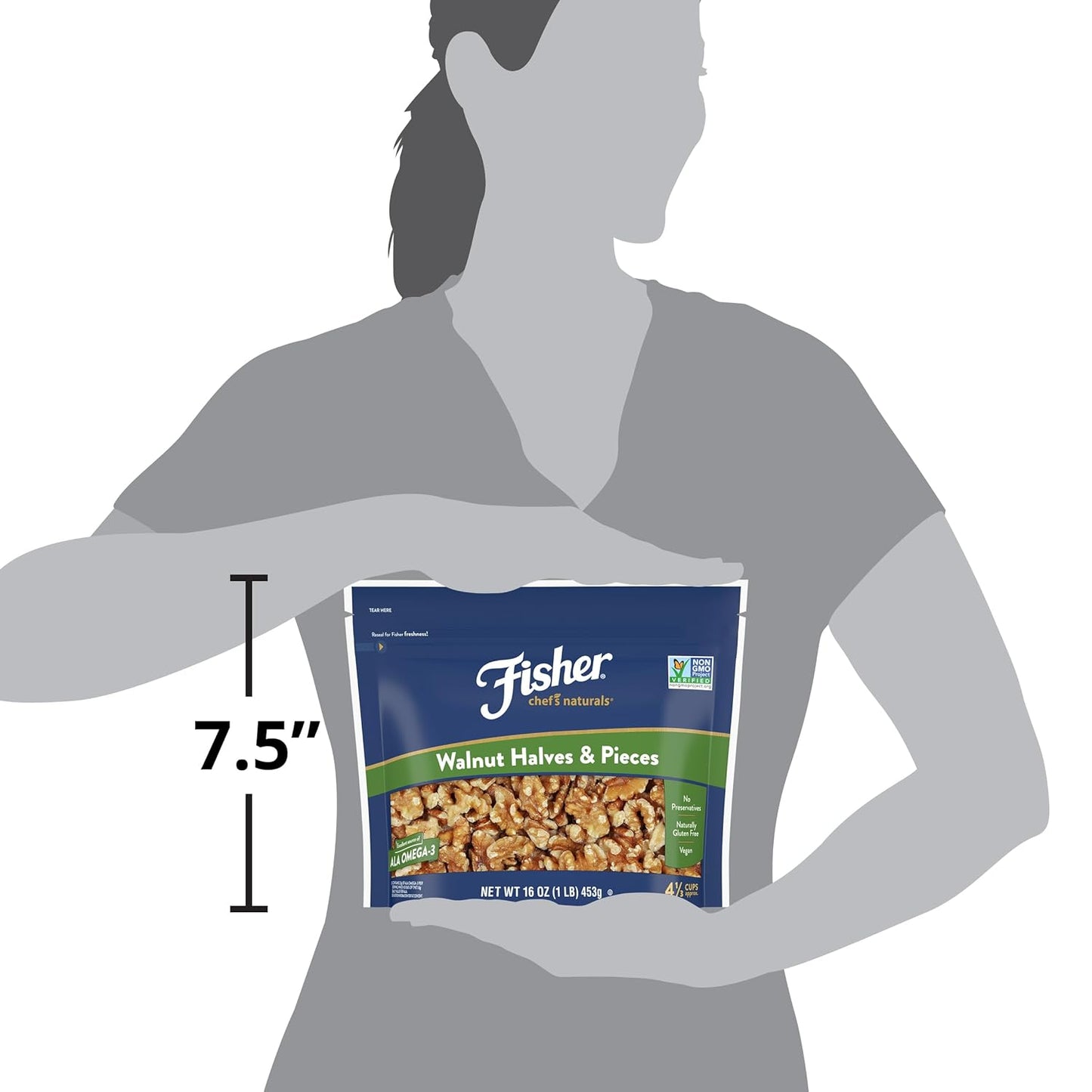 fisher-chefs-naturals-california-walnut-halves-pieces-16-oz---unsalted-for-baking-cooking---resealable-bag---ideal-for-yogurt-cereal---vegan-protein---keto-snack-7