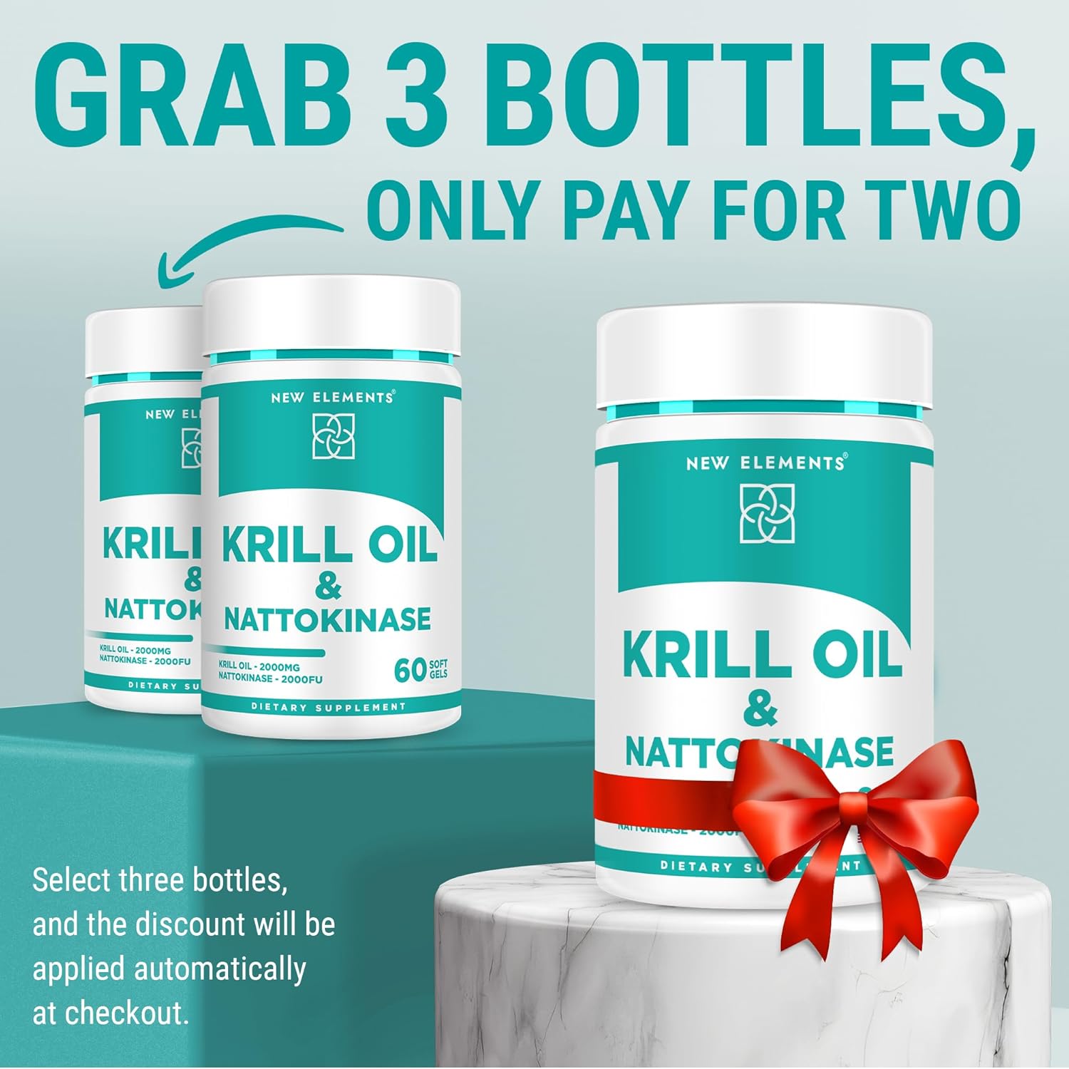 organic-antarctic-krill-oil-softgels-with-nattokinase-supplement---2000mg-omega-3-dha-epa---4000-fu---japanese-natto-derived---60-softgels-2