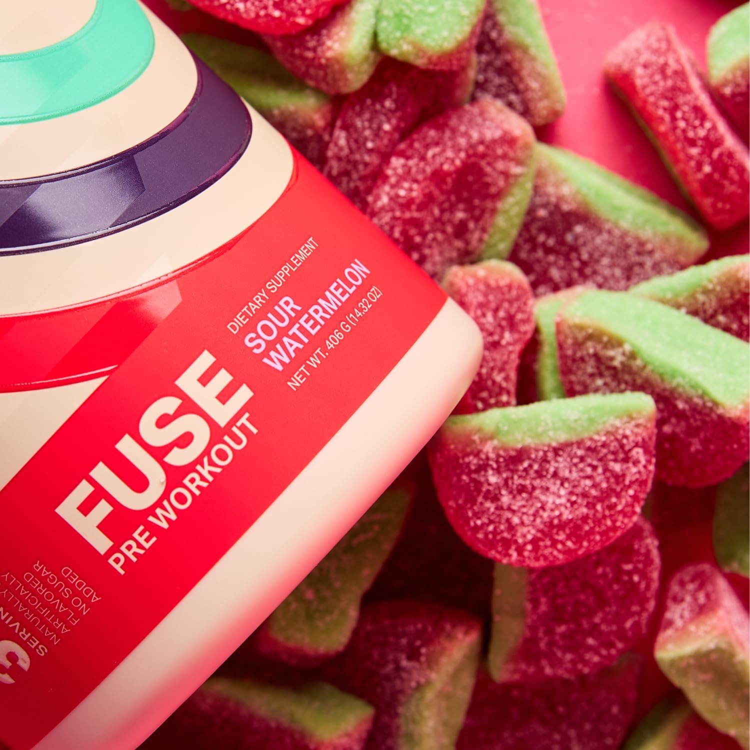 30 Servings Sour Watermelon Pre-Workout Powder with Beta Alanine and Caffeine for Energy - Gluten, Soy, and Dairy Free by Podium Nutrition - Espot.com.au