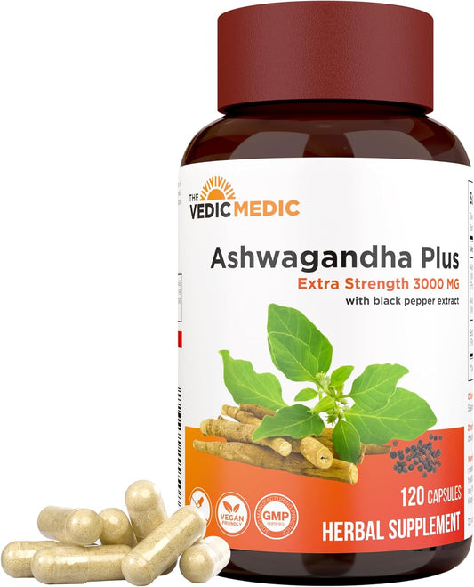 vedic-medic-organic-ashwagandha-capsules-3000mg-with-black-pepper-extract---stress-relief-mood-enhancer-energy-support-120-count-1