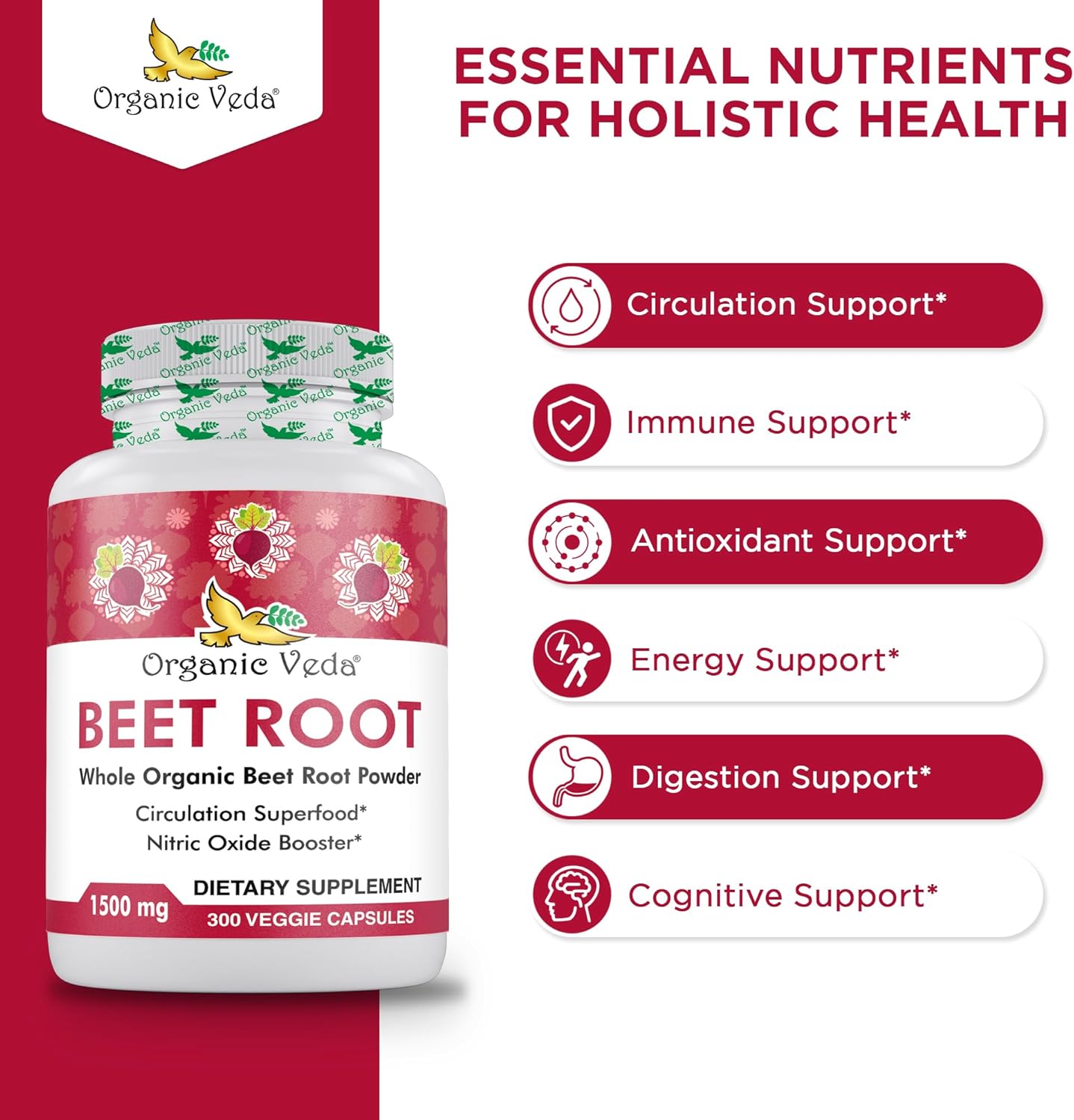 high-strength-organic-beet-root-capsules---300-capsules-1500mg-beet-root-powder-with-nitrates-for-circulation-energy-endurance---non-gmo-gluten-free-7