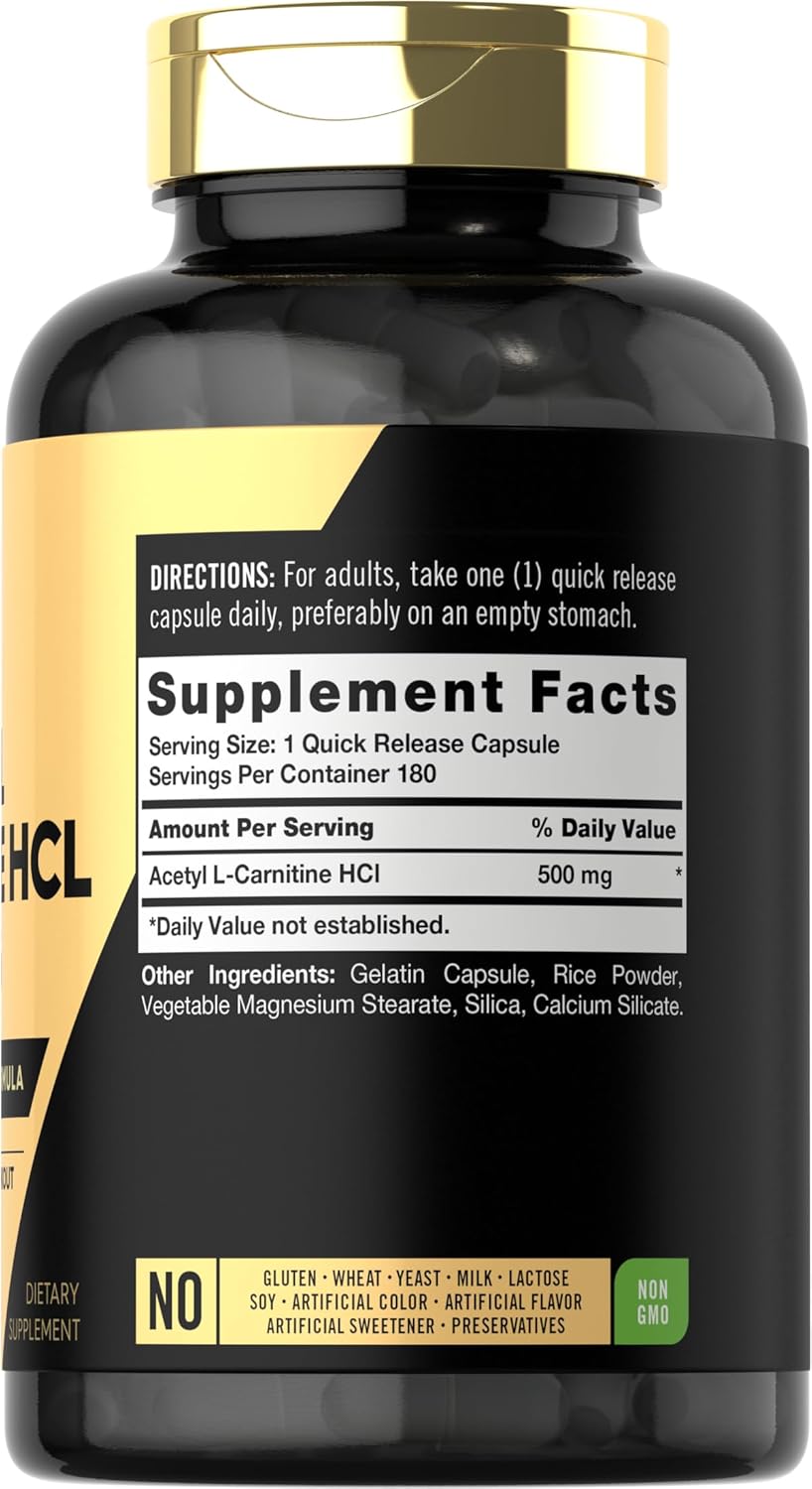 carlyle-acetyl-l-carnitine-hcl-capsules---500mg-180-count-bottle---non-gmo-gluten-free-supplement-2