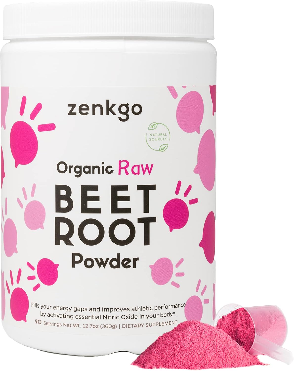 organic-beet-root-juice-powder---raw-extract-concentrated-for-detox-energy-circulation-workout-recovery---natural-nitrites-antioxidants---superfoods-supplement-127-oz-1