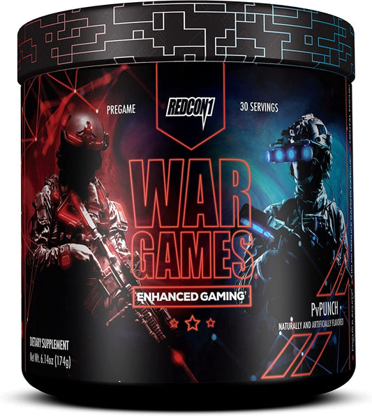 redcon1-war-games-pvpunch-focus-formula---keto-friendly-supplement-with-nootropics-green-tea-extract---energizing-yerba-mate-blend-with-teacrine-dynamine-30-servings-1