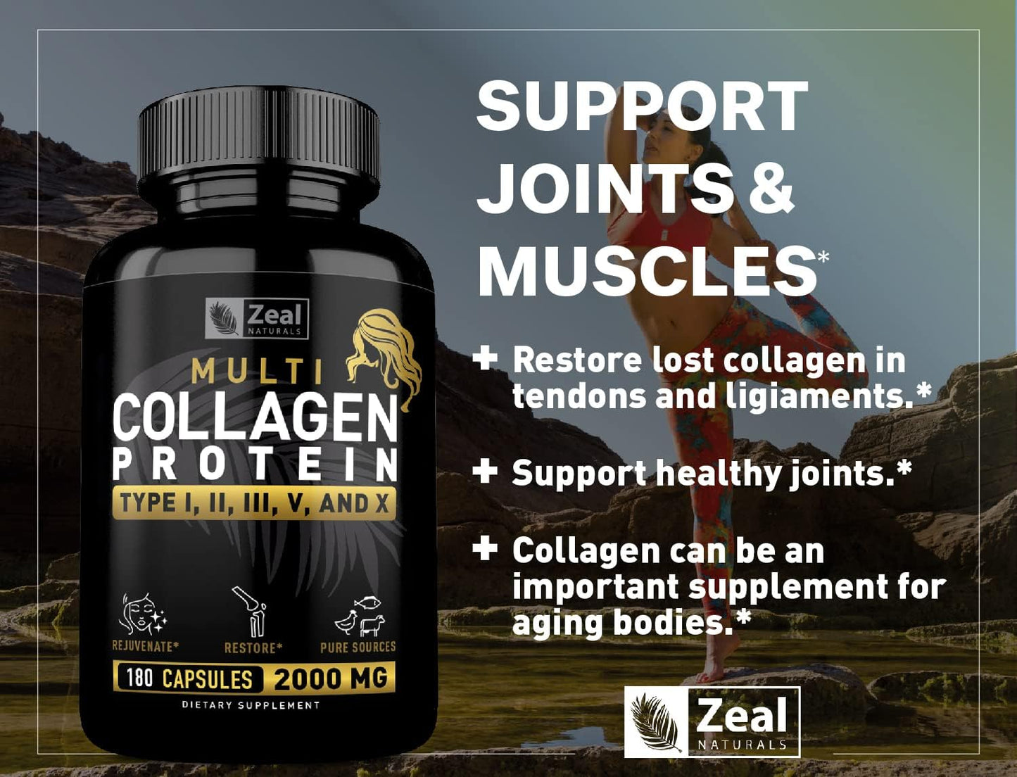 180-capsules-of-zeal-naturals-multi-collagen-peptides-pills---grass-fed-blend-for-hair-skin-nails-joints---type-i-ii-iii-v-x---womens-collagen-supplement-3