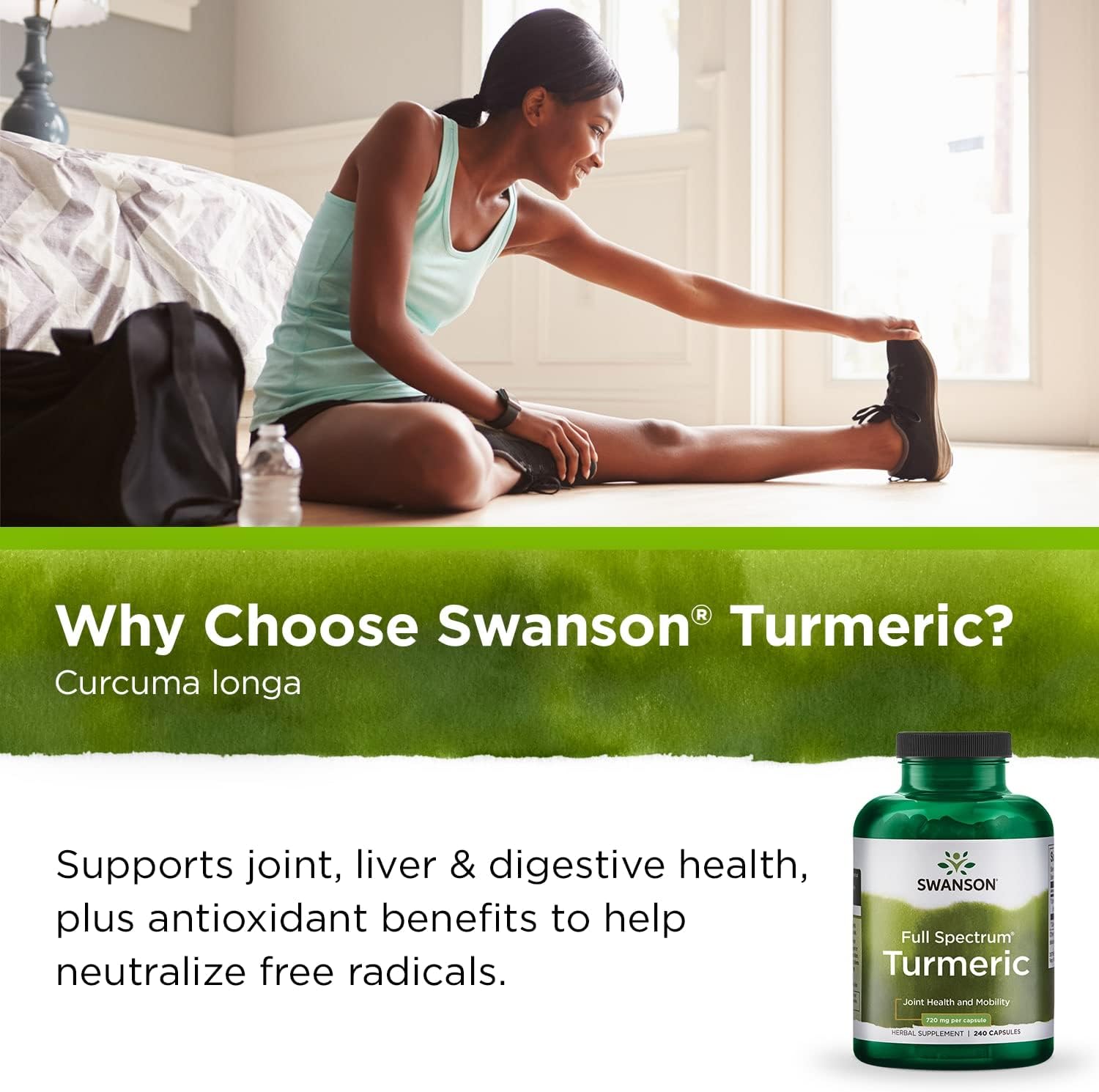 2-pack-swanson-full-spectrum-turmeric-curcumin-capsules---supports-joint-health-digestion-liver---curcuma-longa---240-capsules-each-3-pack-6