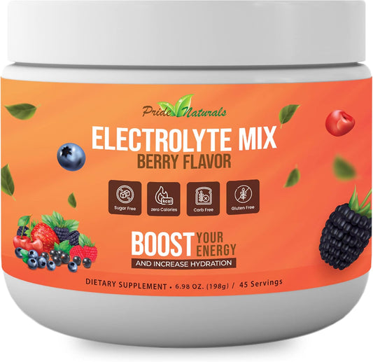 pride-naturals-electrolyte-powder---sugar-free-gluten-free-hydration-beverage-for-workout-recovery-vegan-with-immune-boosting-vitamins-berry-flavor-198g-1