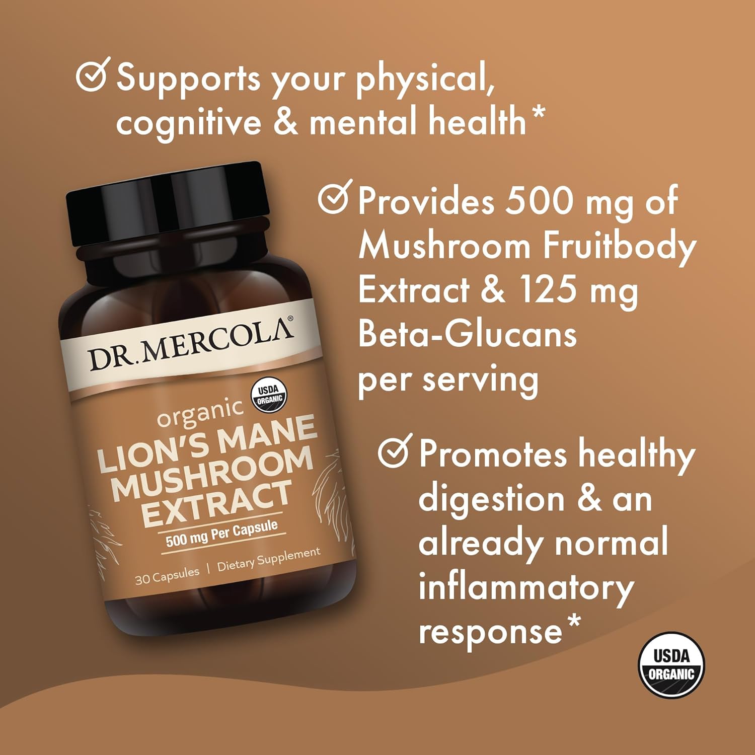 organic-lions-mane-mushroom-extract-capsules---30-servings-500-mg-per-serving---supports-mental-focus-cognitive-health---non-gmo-dietary-supplement---certified-usda-organic-4