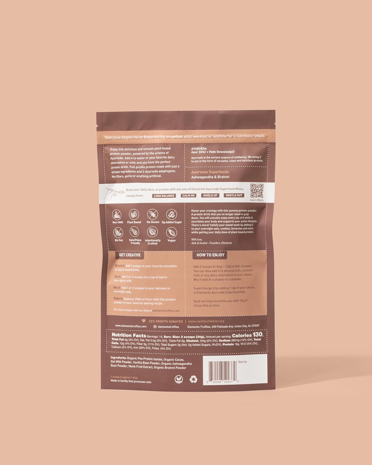 plant-based-vegan-chocolate-protein-powder-with-organic-yellow-peas-raw-cacao---keto-dairy-free-soy-free---1lb-2