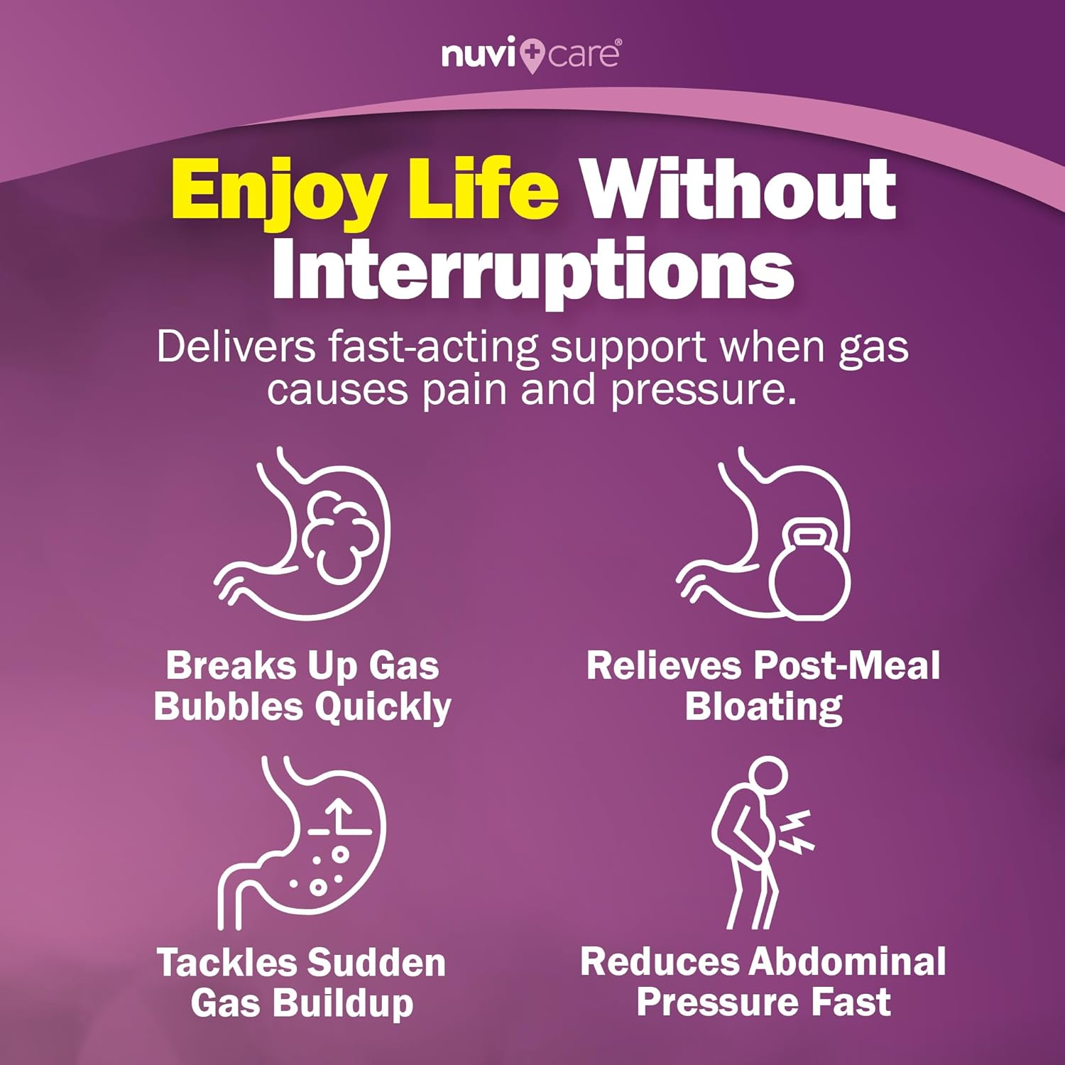Ultra Strength Gas Relief Softgels (180mg) for Adults - Anti Gas & Bloating Relief - Compare to Phazyme - Stomach Gas Relief (100 Count) - Espot.com.au