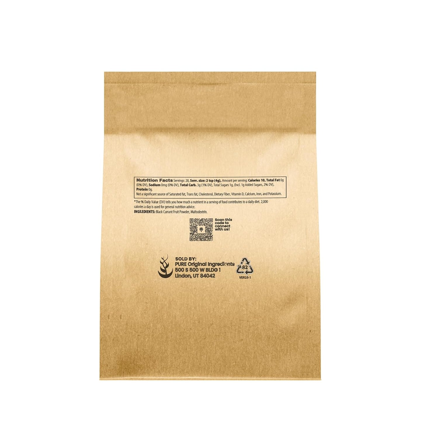 Organic Black Currant Powder (4 oz) for Smoothies & Shakes - Pure Ingredients, Naturally Tart & Earthy Flavor - Espot.com.au