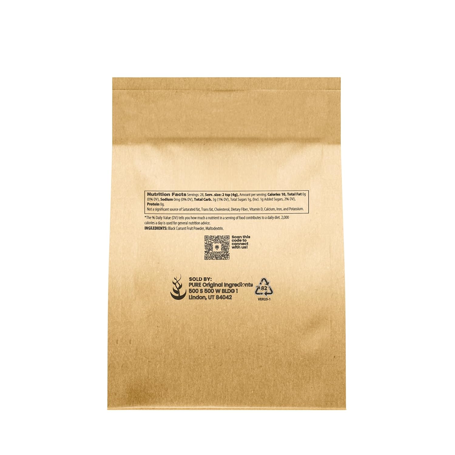 Organic Black Currant Powder (4 oz) for Smoothies & Shakes - Pure Ingredients, Naturally Tart & Earthy Flavor - Espot.com.au