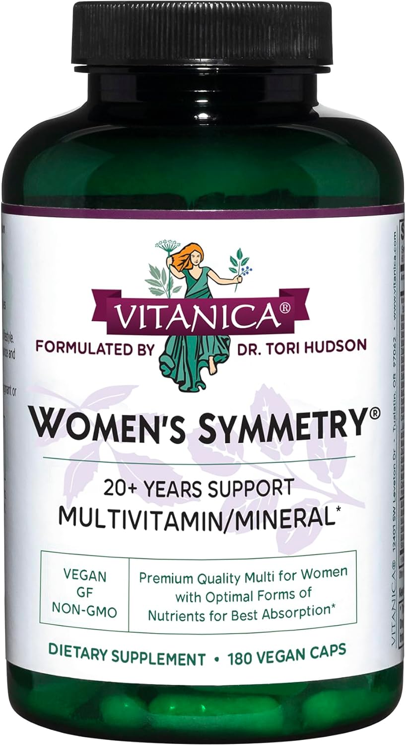 Vitanica Women's Symmetry High Potency Vegan Multivitamin 180 Capsules - Espot.com.au