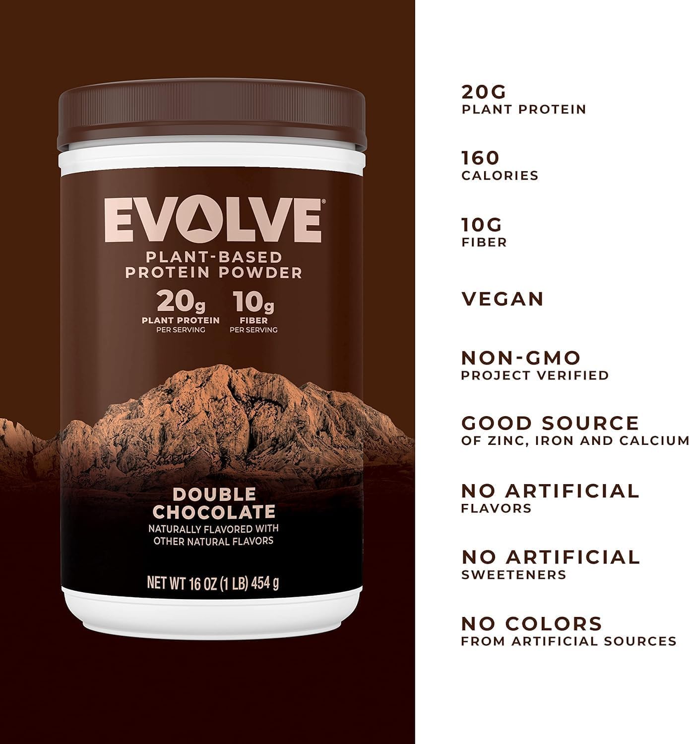 double-chocolate-plant-based-protein-powder-with-20g-vegan-protein-3g-fiber-non-gmo-dairy-free-exclusive-2lb-blender-bottle-bpa-free-24oz-3
