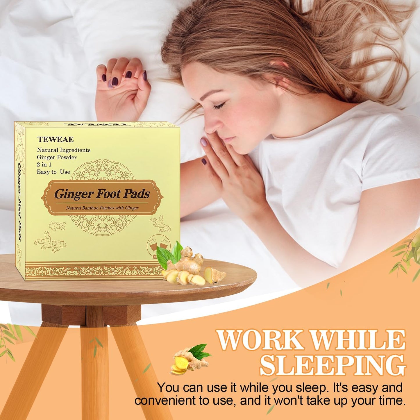 premium-ginger-foot-pads-with-natural-ingredients---2-in-1-upgrade-for-easy-use---bamboo-vinegar-wormwood-pads-with-strong-adhesive---40-pads-2