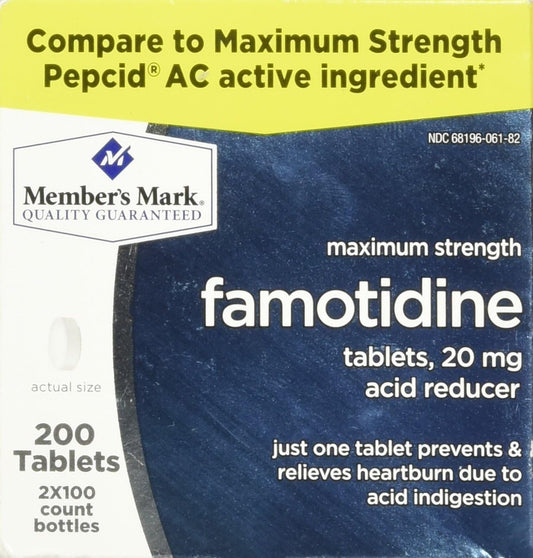 members-mark-famotidine-20mg-tablets---200-count-in-2-bottles---acid-reducer-for-heartburn-relief-1