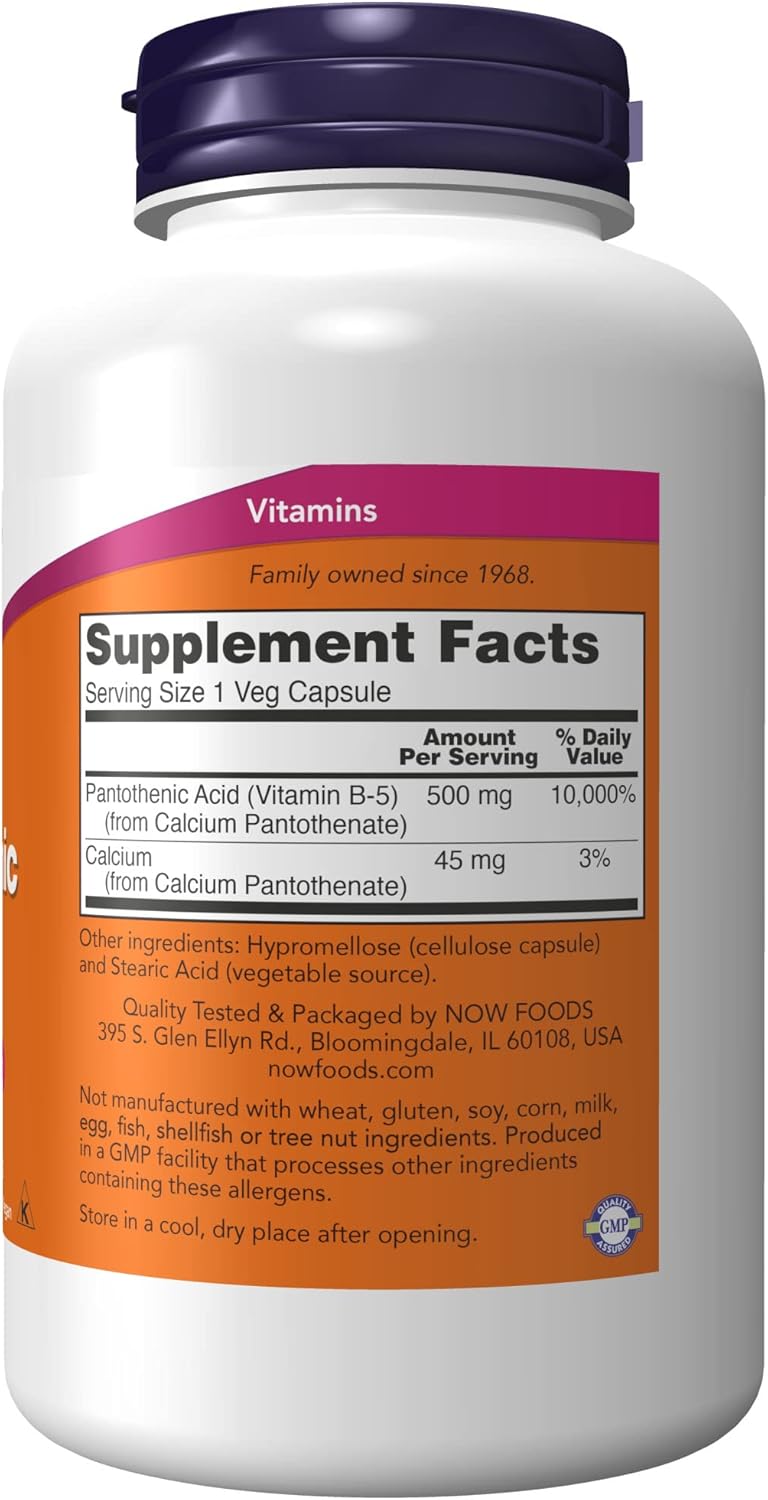 now-foods-pantothenic-acid-vitamin-b-5-500mg-b-complex-vitamin---250-capsules-2