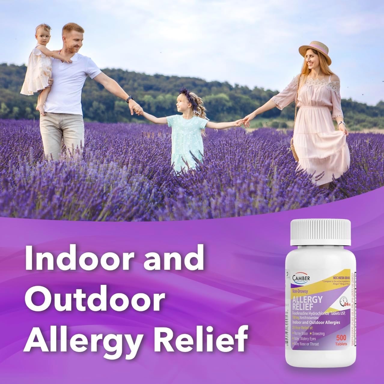 non-drowsy-camber-fexofenadine-antihistamine-24-hour-allergy-relief---100-tablets-for-indoor-and-outdoor-use-5