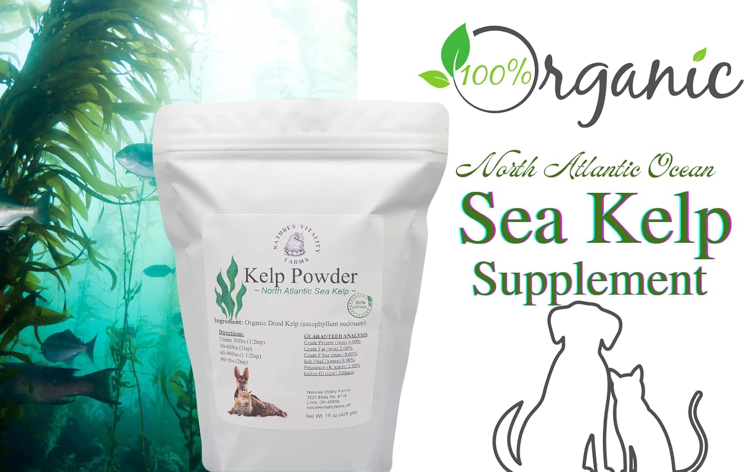 natural-north-atlantic-ocean-sea-kelp-powder-for-dogscats---vitamins-minerals-and-antioxidants-for-ultimate-health---15-ounce-2