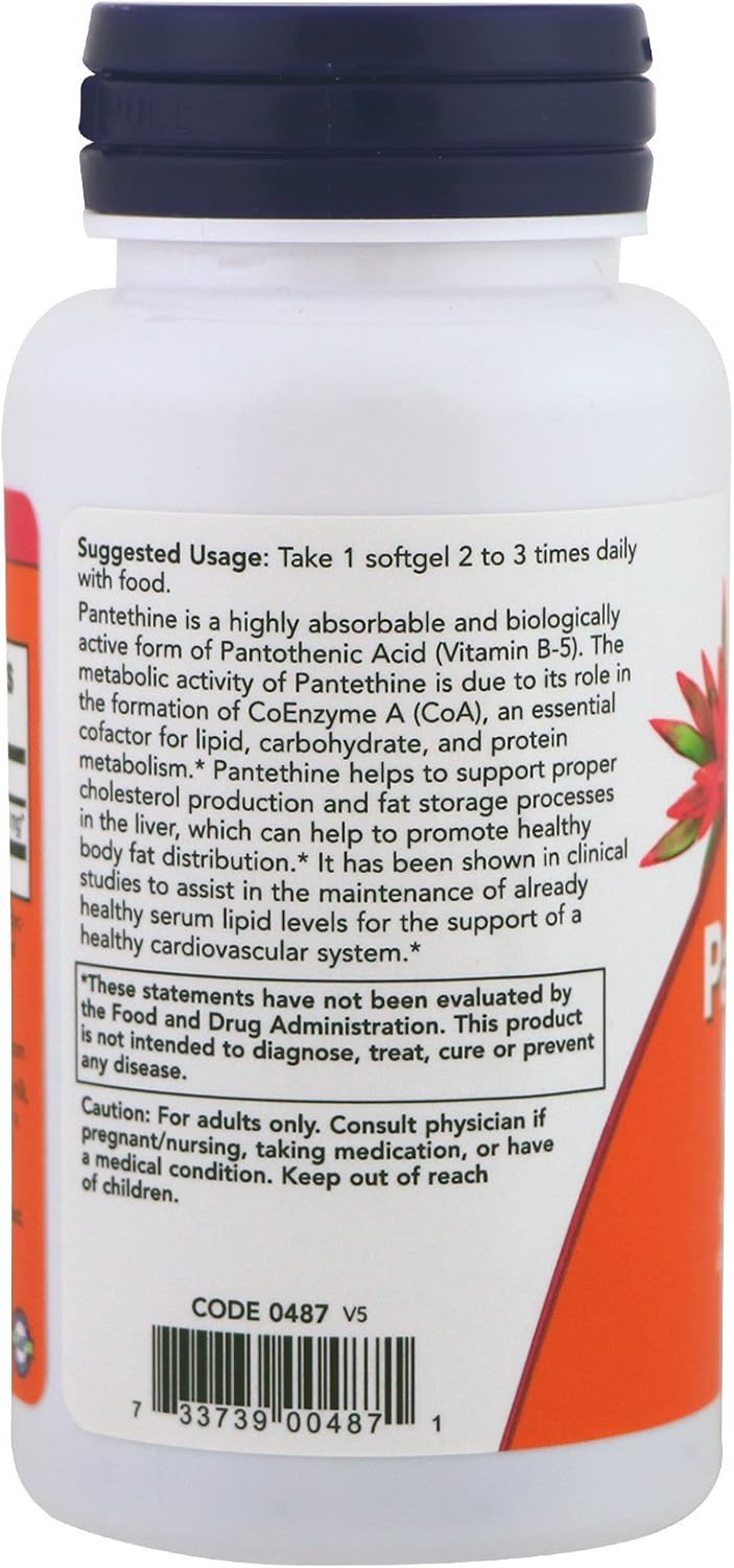 now-foods-pantethine-300mg-softgels---60-capsules---supports-heart-health-and-energy-production---non-gmo-soy-free-dairy-free---1-bottle-3