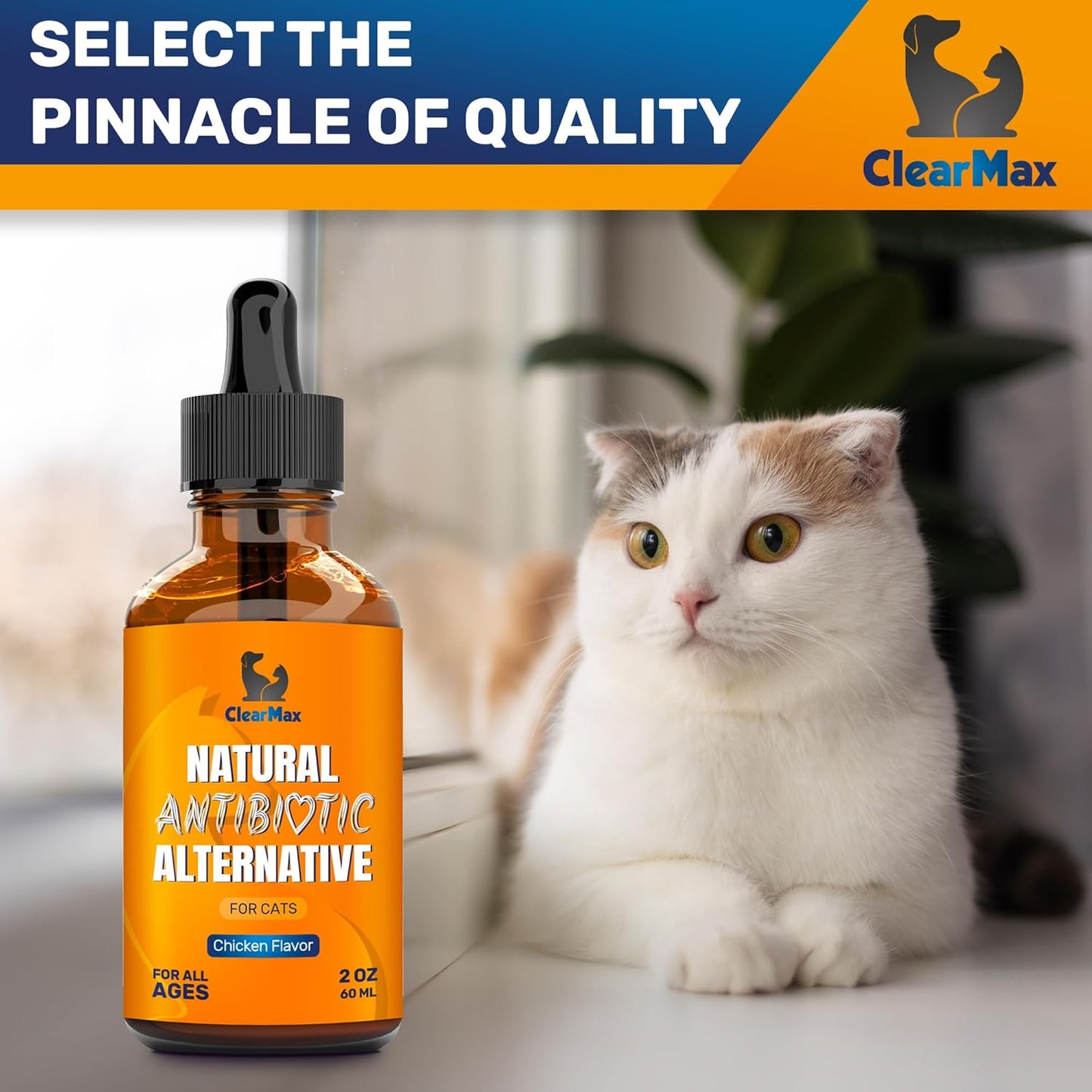 natural-antibiotics-for-cats---herbal-supplement-for-infections-utis-cough-allergies---supports-digestion-hips-joints---chicken-flavor---2-oz-8