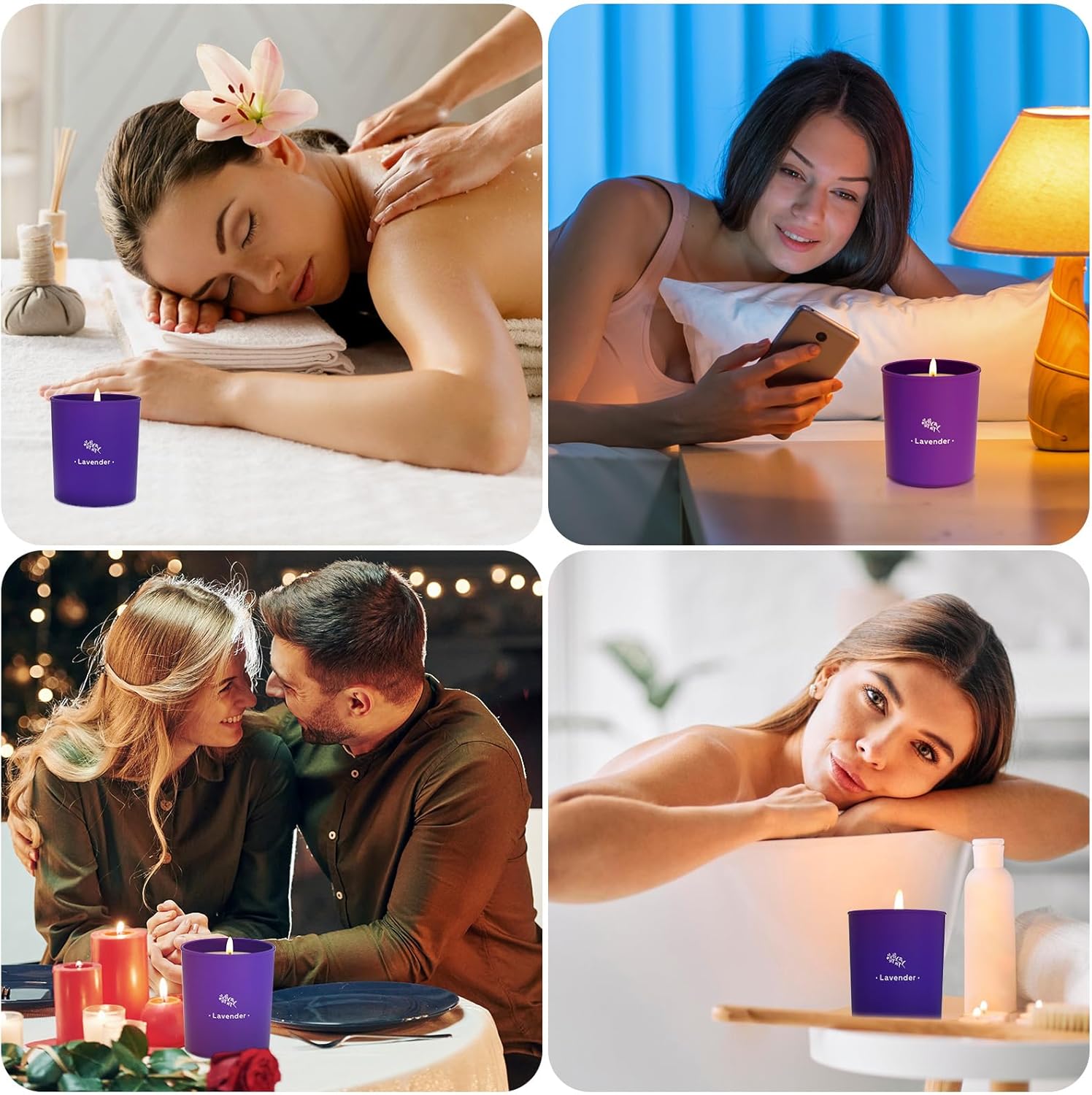 8-oz-tranquilbliss-lavender-scented-candle-in-purple-jar---long-lasting-45-hour-burn-time---soy-candle-gift-for-women---birthday-present---1-pack-6