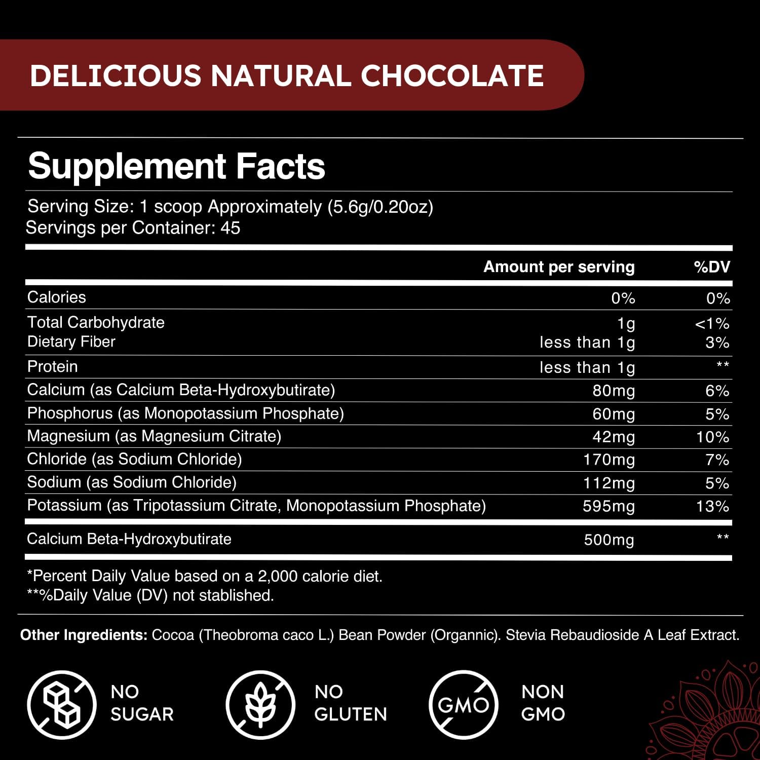 Ketone-Enhanced Fasting Chocolate Electrolyte Supplement with No Sugar Salt - Hydration Drink Mix for Fasting - FSTN Brand - Espot.com.au