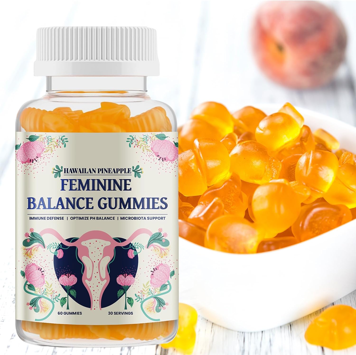 hawaiian-pineapple-feminine-balance-gummies---support-womens-health-wellness-ph-balance-immune-support---vegan-gluten-free-5