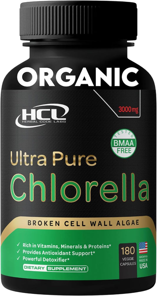 organic-chlorella-capsules-3000mg---blue-green-algae-supplement---natural-detox-cleanse---plant-vitamins-minerals---vegan-protein-powder---made-in-usa-by-hcl-herbal-code-labs-1