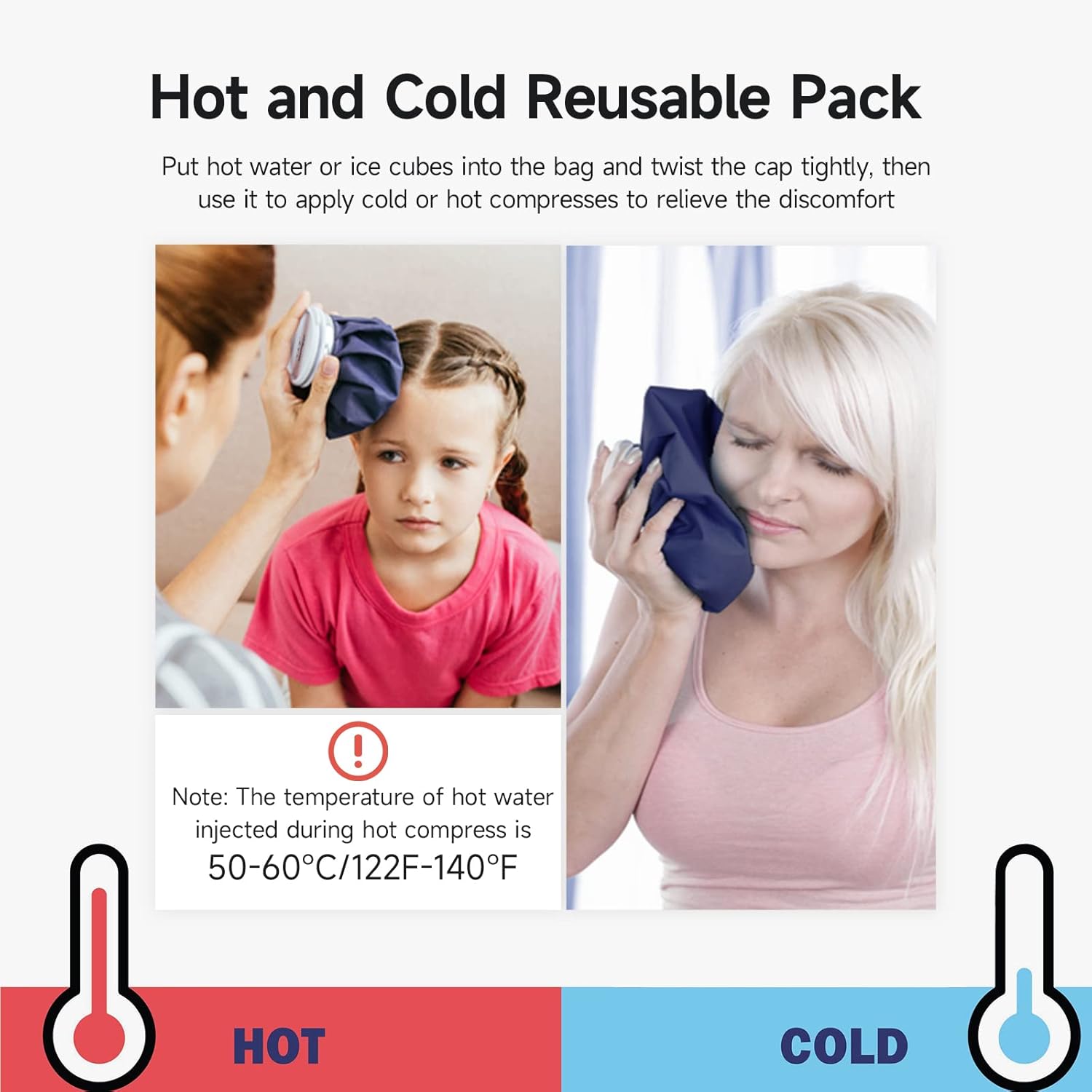 reusable-ice-pack-for-injuries-with-cover---hot-cold-therapy-for-pain-relief---no-leak-elastic-breathable-bag---9-size-5