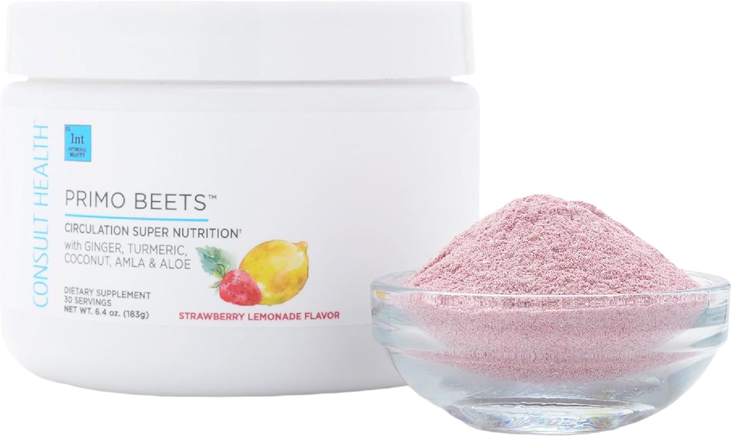 beet-root-powder-drink-mix-with-nitric-oxides-for-daily-nutrition---supports-circulation---ginger-turmeric-strawberry-lemonade-flavor---30-servings-1