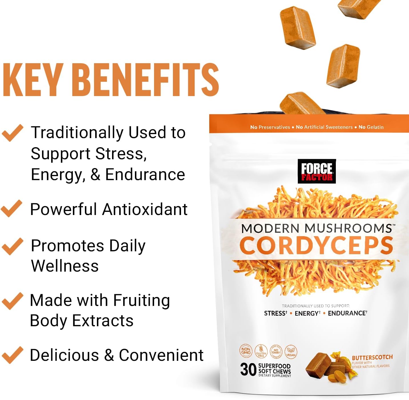 cordyceps-mushroom-soft-chews-for-stress-relief-energy-and-antioxidant-support---butterscotch-flavored-supplement-with-vitality-benefits---30-pack-2