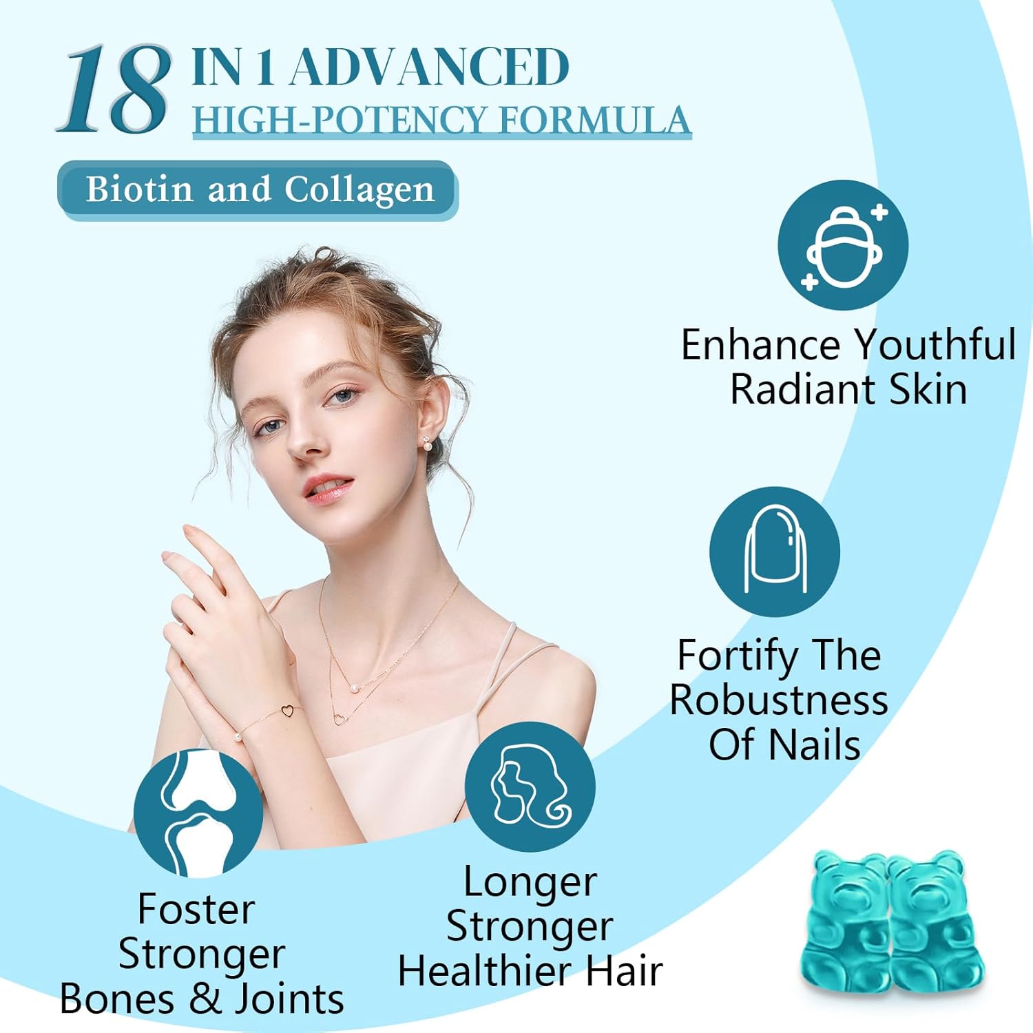 blueberry-flavored-biotin-gummies-15000mcg-with-collagen-keratin-hyaluronic-acid-vitamins-for-hair-skin-nails-joints---women-men-adults-kids---60-gummies-3