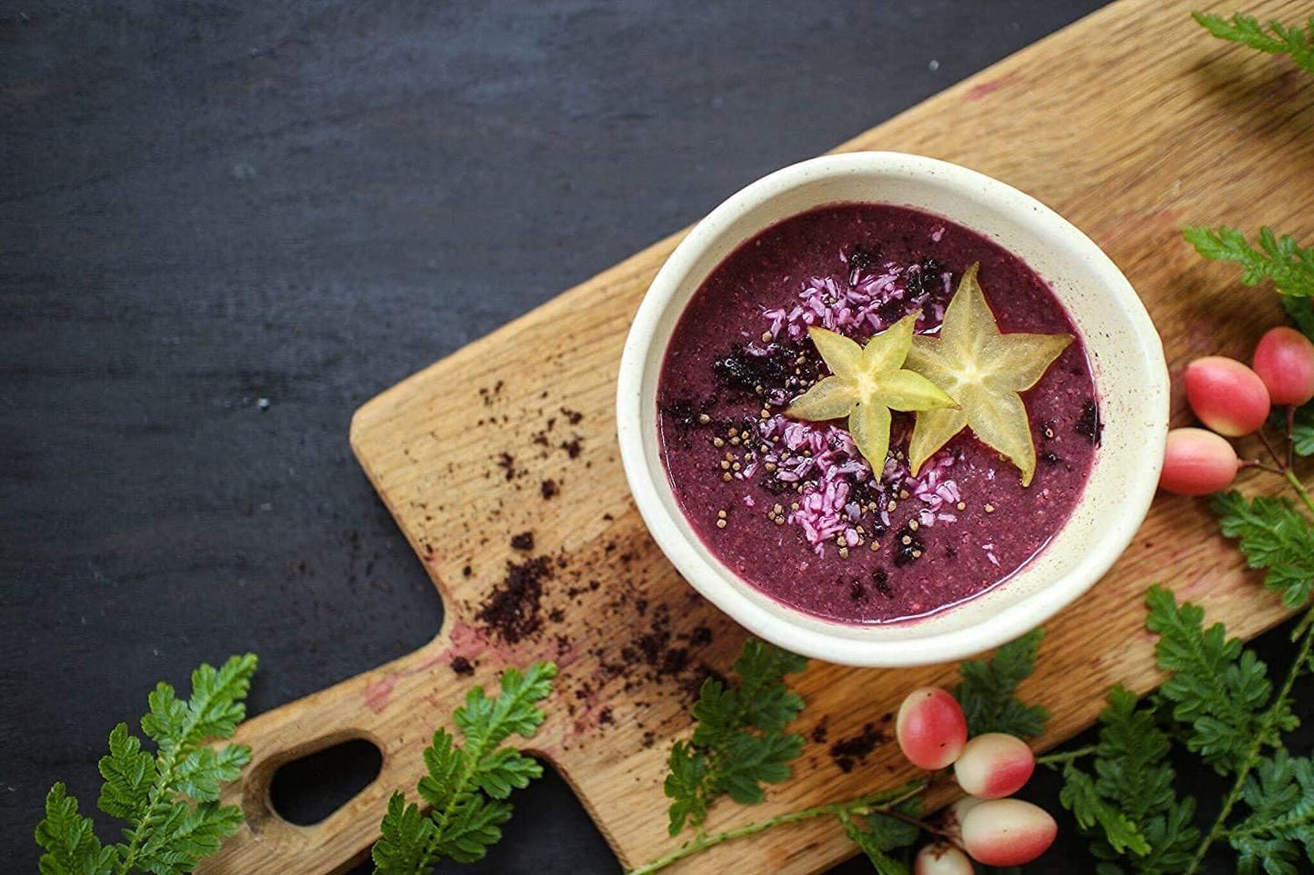 Organic Maqui Berry Powder 8oz - Non-GMO Raw Vegan Superfood with Iron, Fiber & Antioxidants for Juices, Drinks, Smoothies - No Added Sugar - Bulk Size by Food to Live - Espot.com.au