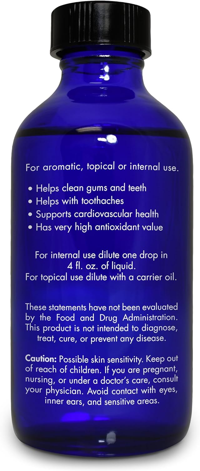 zongle-therapeutics-clove-essential-oil-4-oz---100-pure-bud-oil-for-teeth-gums-and-tooth-aches---food-grade-clove-oil-4