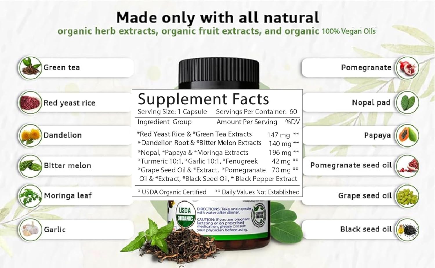 organic-cholesterol-support-supplement-for-heart-health---60-day-supply-promotes-healthy-cholesterol-levels-with-red-yeast-rice-dandelion-garlic-extracts-3