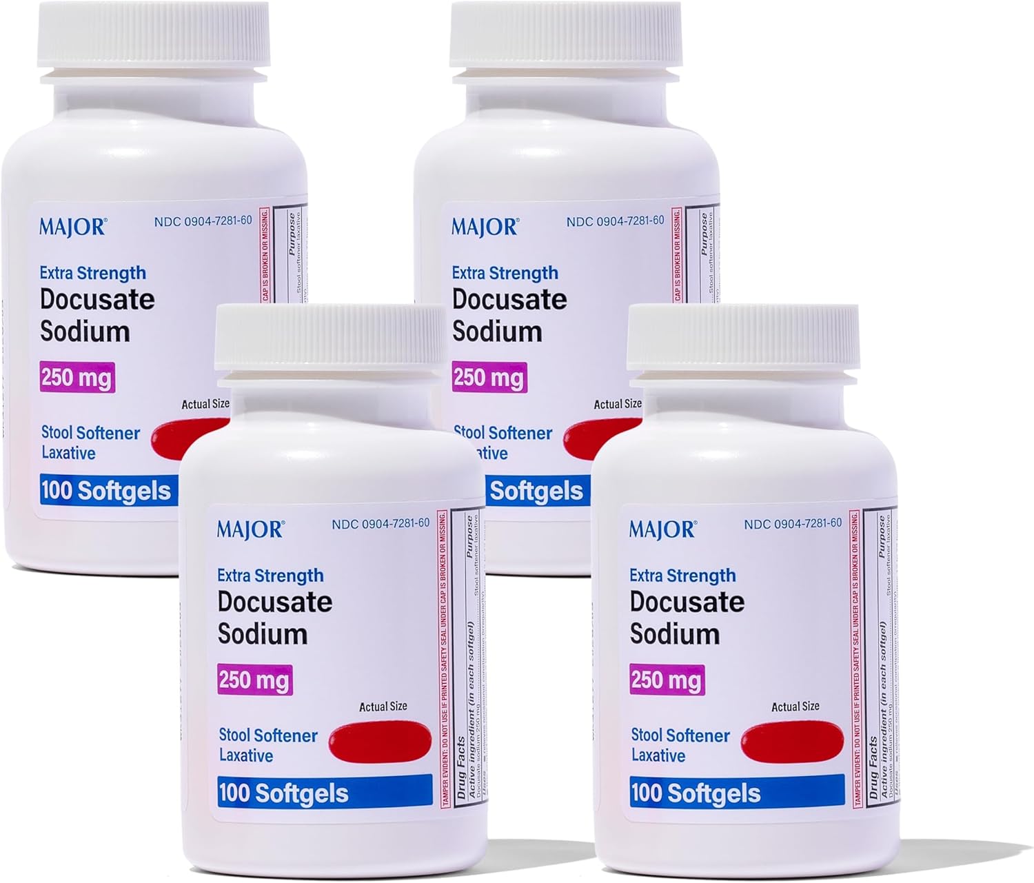 4-pack-docusate-sodium-250mg-softgels-for-constipation-relief---gentle-laxative-stool-softener-by-major---100-count-1