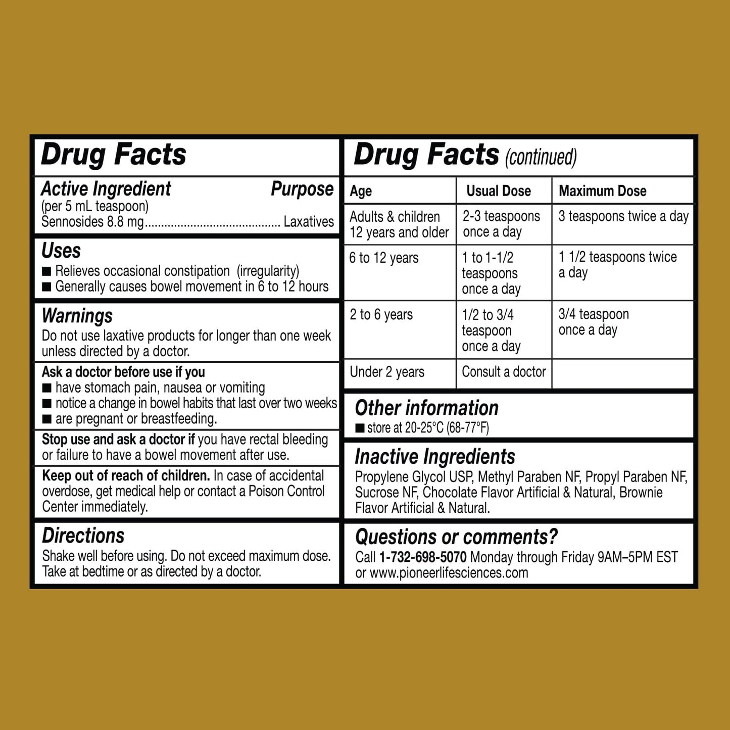 8oz-gencare-senna-syrup-liquid-laxative---natural-constipation-relief-for-adults-kids-12---easy-swallow---best-value-size---active-ingredient-sennosides---vegetable-based-5
