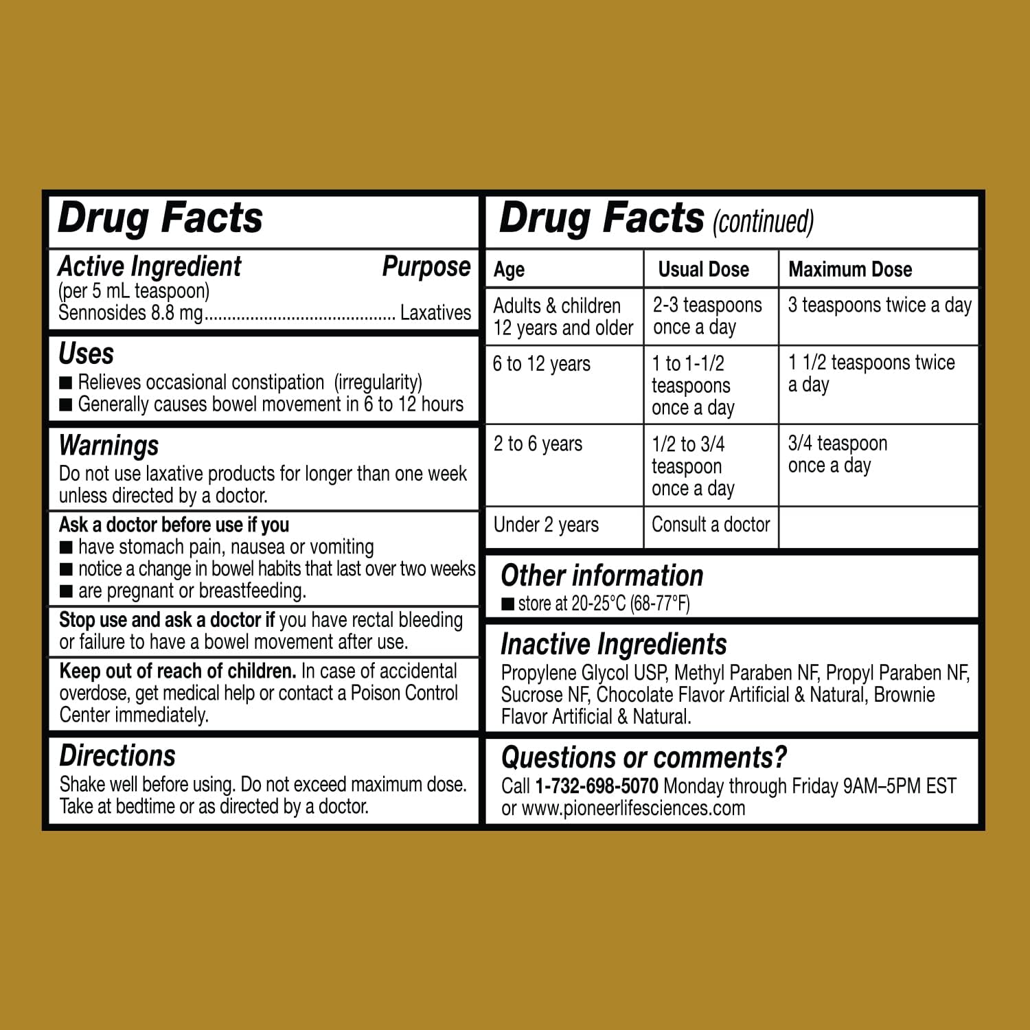 8oz-gencare-senna-syrup-liquid-laxative---natural-constipation-relief-for-adults-kids-12---easy-swallow---best-value-size---active-ingredient-sennosides---vegetable-based-5