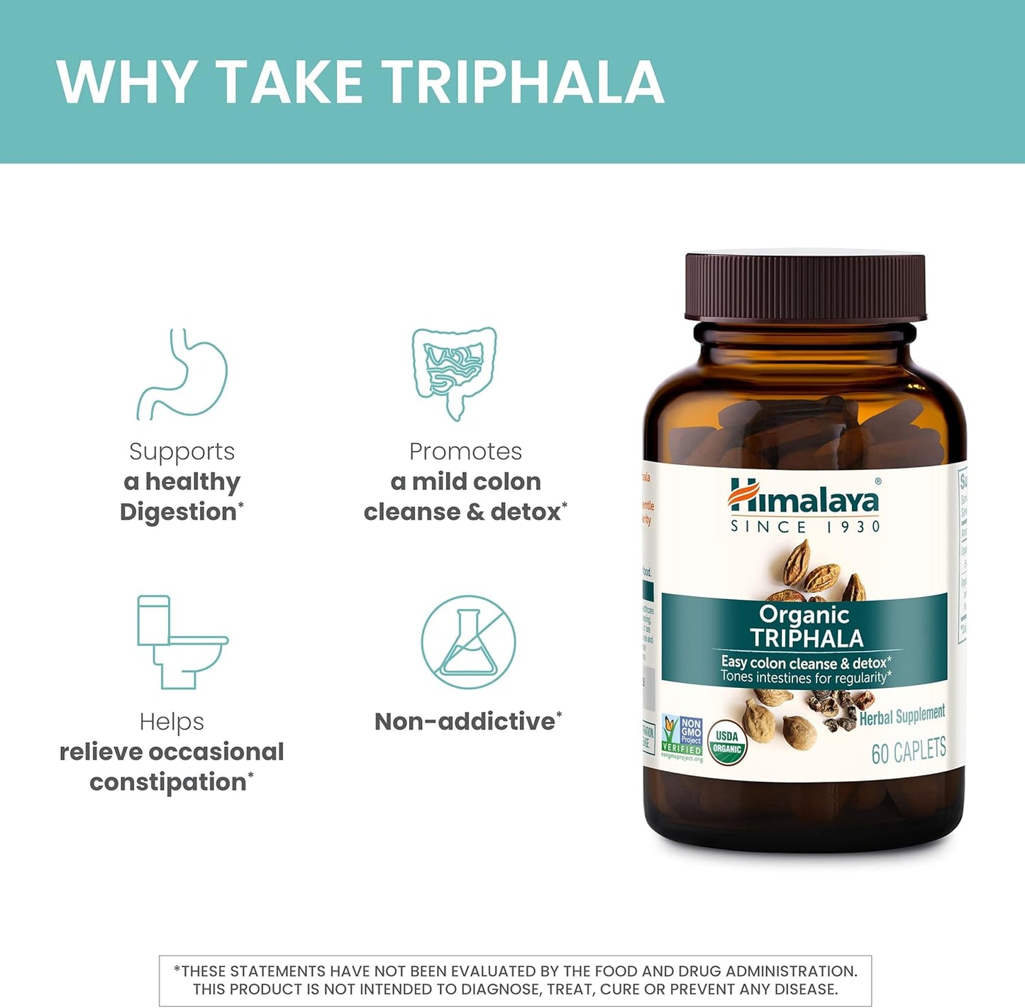 usda-organic-triphala-herbal-supplement-for-colon-cleanse---vegan-capsules-for-regularity-bloating-relief-waste-removal---688mg-plant-based-formula-non-gmo---30-caplets-4