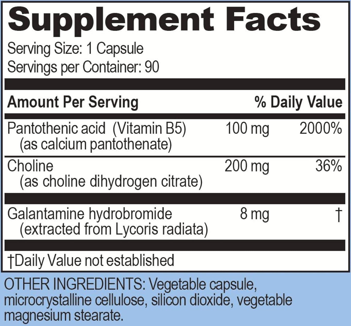 Galantamind Life Enhancement Supplement - 8mg Galantamine, 90 Servings for Cognitive Support - Espot.com.au