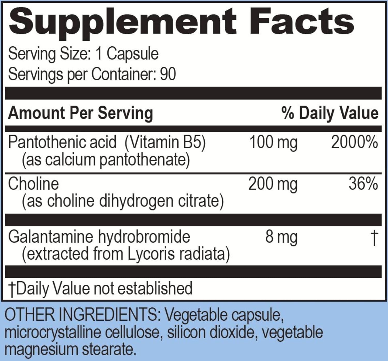 Galantamind Life Enhancement Supplement - 8mg Galantamine, 90 Servings for Cognitive Support - Espot.com.au