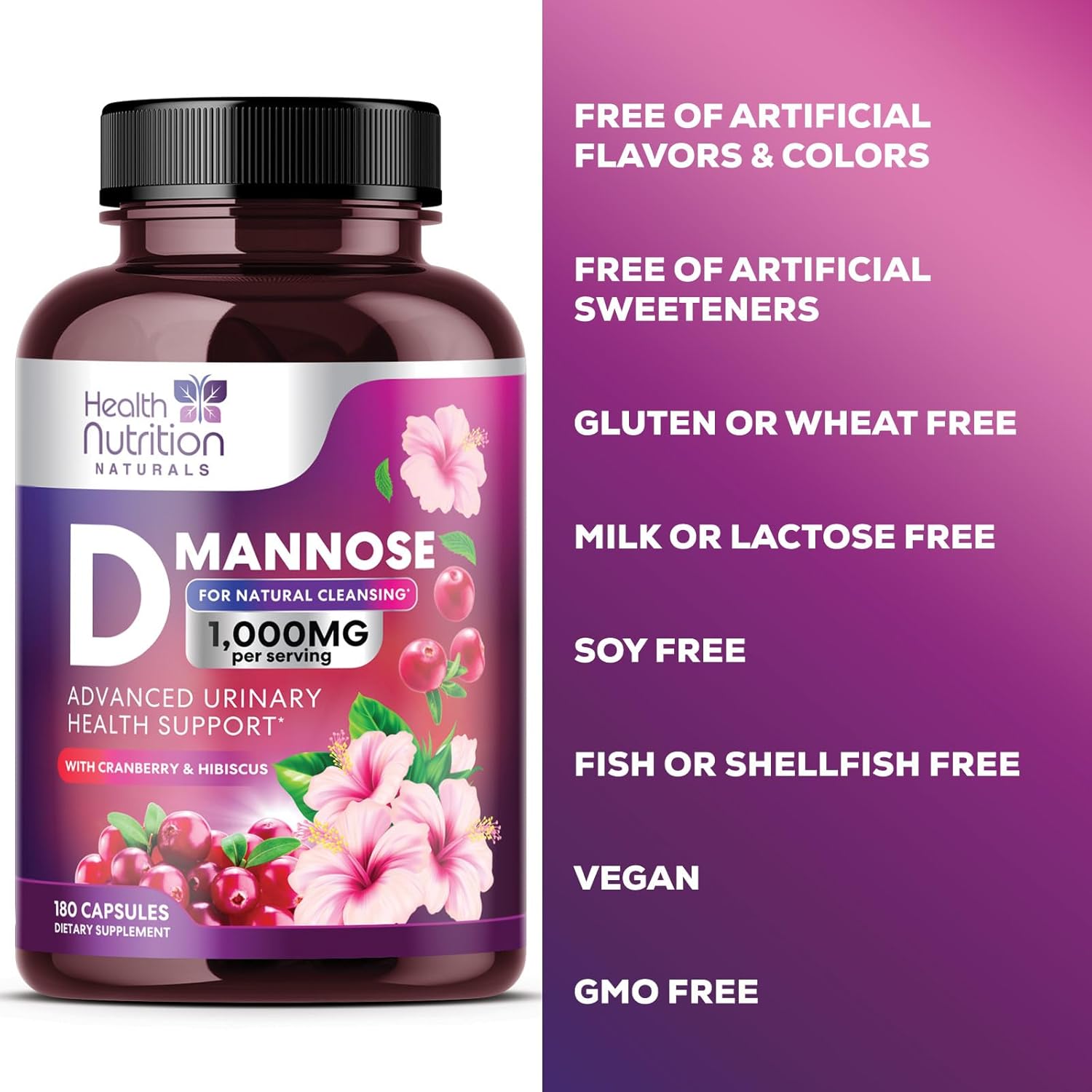 natural-d-mannose-cranberry-extract-1350mg-capsules---urinary-tract-health-support-for-women-men---flush-impurities-in-bladder---non-gmo-vegan---180-count-7
