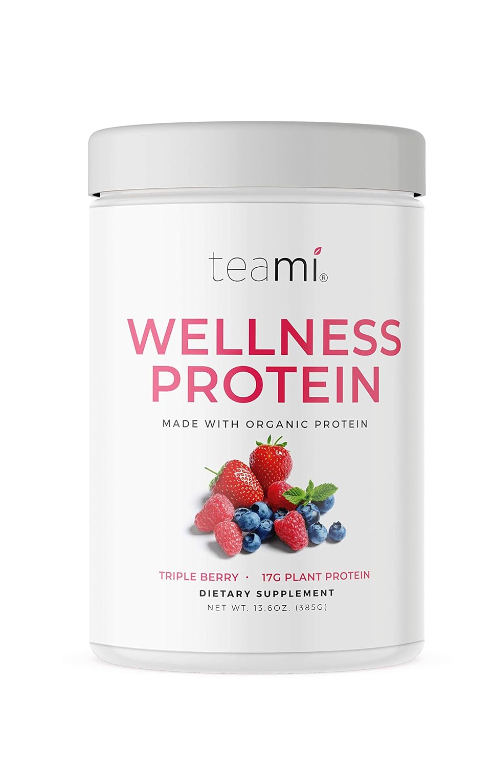 organic-triple-berry-vegan-protein-powder---plant-based-pea-protein-with-low-net-carbs-non-gmo-dairy-free-soy-free---no-sugar-added-14-servings-136-oz-1