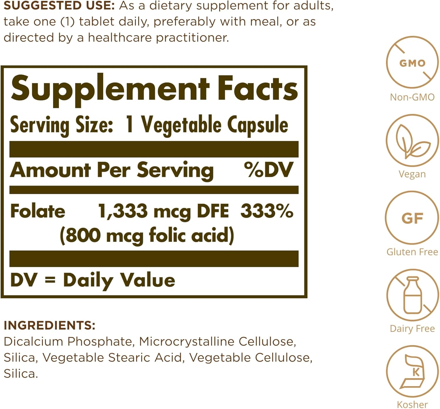 solgar-folate-1333-mcg-dfe-250-tablets-x-2---heart-prenatal-health---non-gmo-vegan-gluten-dairy-free-kosher---500-servings-2