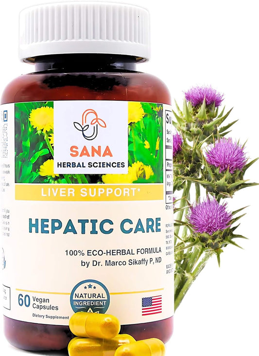 Liver Health Milk Thistle Supplement for Fatty Liver Support with Turmeric & Dandelion Root - 1800mg Herbal Daily Dose for Liver Detox & Repair by Sana Herbal - Espot.com.au