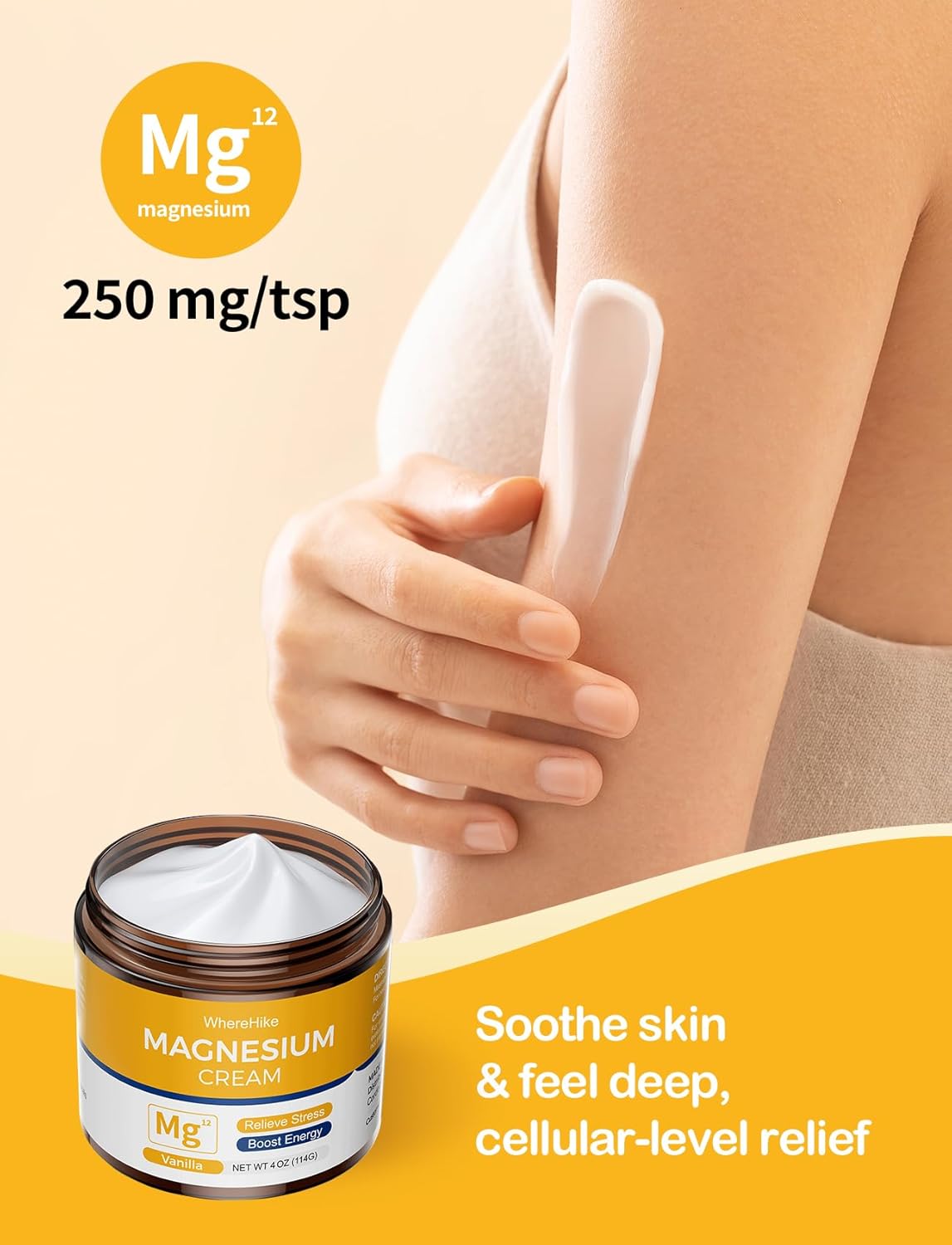 vanilla-scented-wherehike-topical-magnesium-lotion-for-sleep-pain-relief-muscle-relaxation-and-hydration---safe-for-kids-and-natural-formula-6