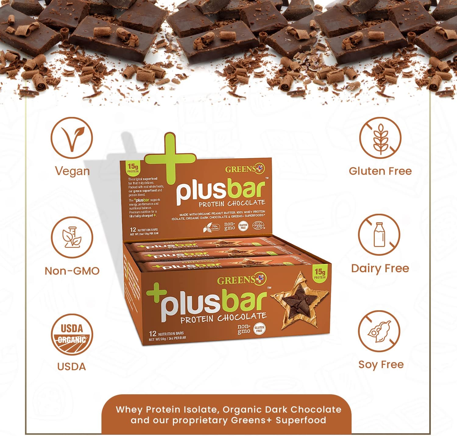 organic-superfood-wild-berry-dark-chocolate-protein-bars---vegan-non-gmo-gluten-free-whey-protein---set-of-2-6
